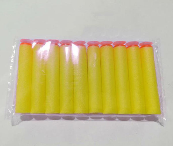 Nerf Full Length Suction Darts 72x13mm-nerf darts-Biu Blaster-yellow-1pack-Biu Blaster