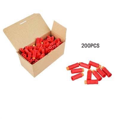 Worker Bamboo Short Darts Stefan 200pcs-nerf darts-Biu Blaster-1 pack-red-Uenel