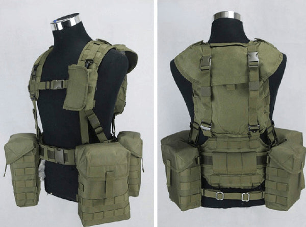 Russian Army Style Tactical AK Vest Chest Rig Replica-tactical gears-Biu Blaster-pkm-Uenel