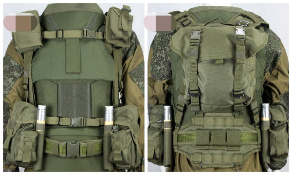 Russian Army Style Tactical AK Vest Chest Rig Replica-tactical gears-Biu Blaster-Uenel