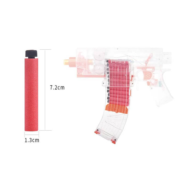 Worker Red-Black EVA Foam Darts w/ Soft Rubber Tip-nerf darts-Biu Blaster-Biu Blaster