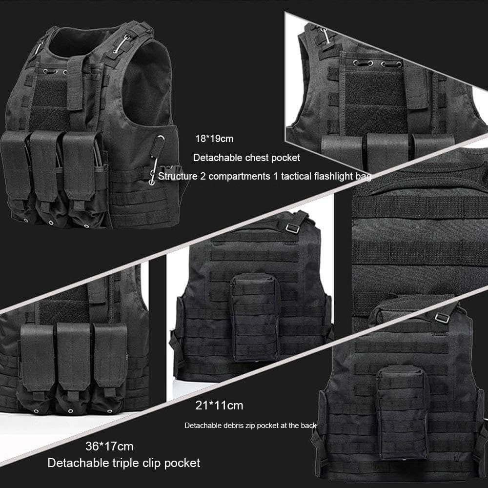 Multifunction Lightweight Molle Amphibious Tactical Vest – Biu Blaster