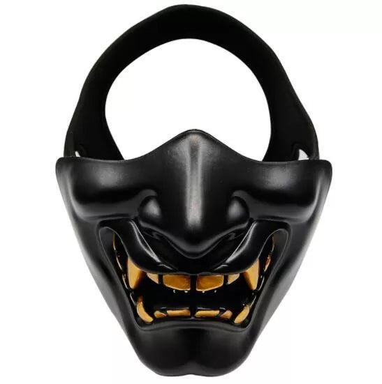 Hannya Half Face Tactical Devil Mask – Biu Blaster