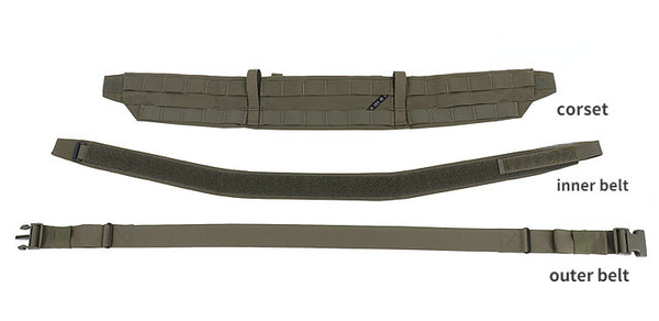 CP Modular Rigger's Belt MRB 1.0 Tactical Belt Waist Seal-Biu Blaster- Biu Blaster