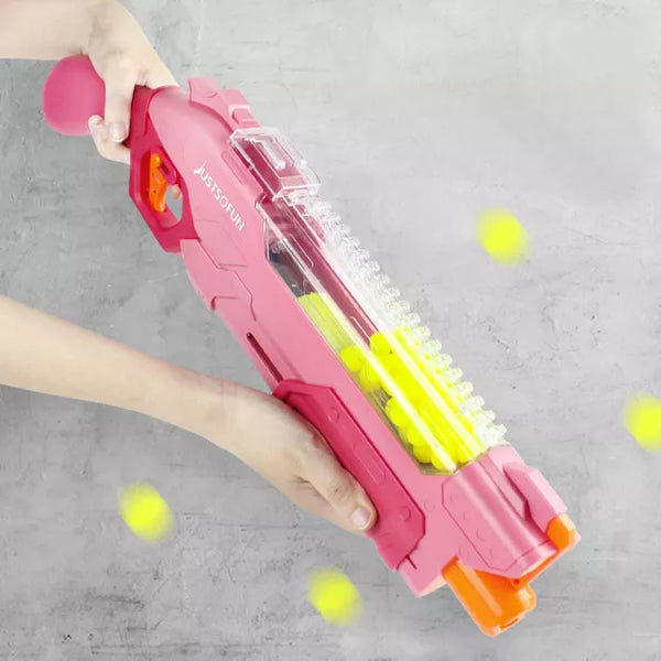 K2 soft shot toy gun set-foam blaster-Biu Blaster-red- Biu Blaster