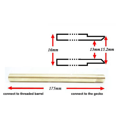 Lizzy Gecko Dart Blaster Upgrade Parts-nerf part-Biu Blaster-gecko 1.0 metal barrel-Biu Blaster