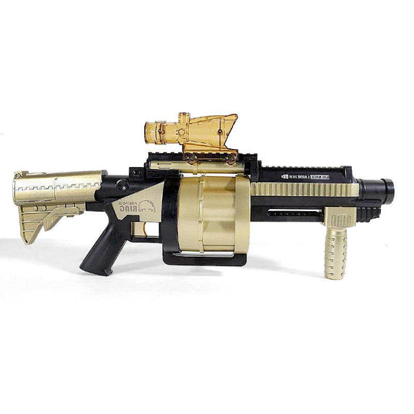 M32 Pump Action Grenade Launcher Foam Blaster-foam blaster-Biu Blaster-gold-Biu Blaster