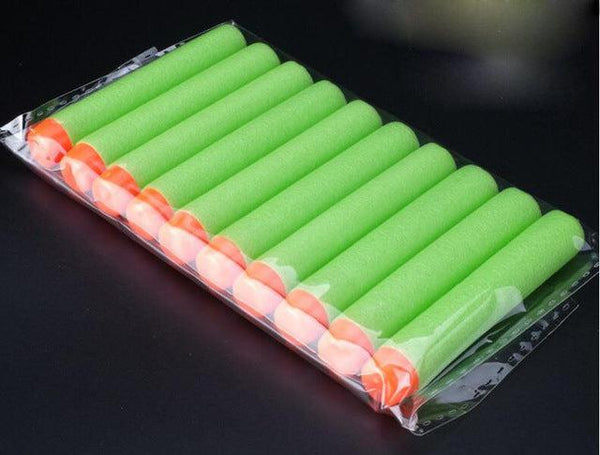 Soft Foam Nerf Elite Dart Refill Bullets 72x13mm-nerf darts-Biu Blaster-green-1pack-Biu Blaster