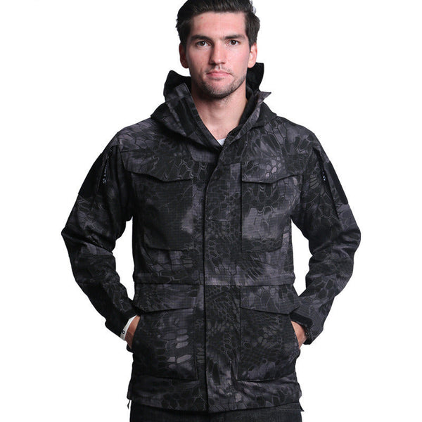 Tactical Coat Men's M65 Army Fan Field Coat Outdoor Function Rain Jacket Hunting Clothes Windbreaker Waterproof-clothing-Biu Blaster-The Black Adder-m-Uenel