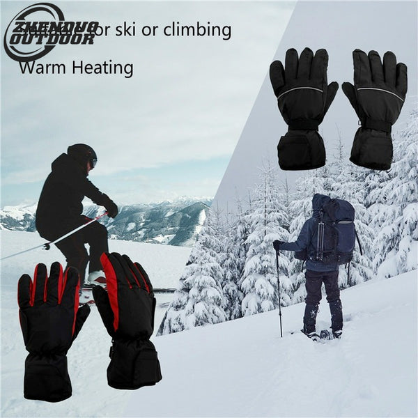 Winter Warm Gloves Motorcycle Riding glove thermostat With Battery Case type Windproof Fallproof And Heated-clothing-Biu Blaster-Uenel